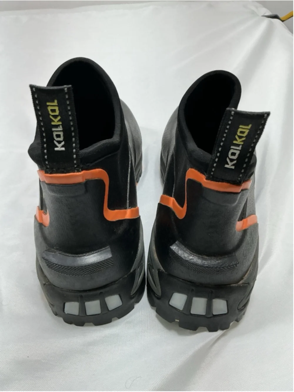 Mens Excellent Kalkal Pull On Waterproof Ankle Boots Size 8 Black Insulated